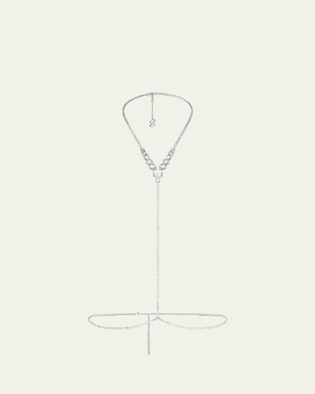 x SKIMS Crystal Body Chain